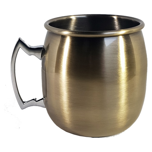 Beaumont Antique Brass 500ml Moscow Mule Mug